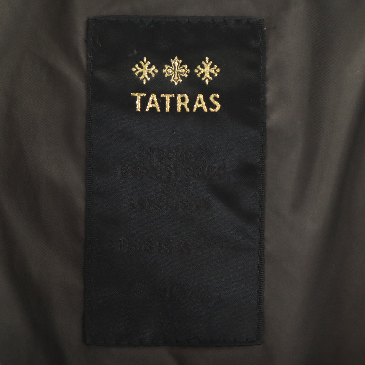 TATRAS タトラス ポーランド製 ダウンジャケット 2 チャコール系 レディース