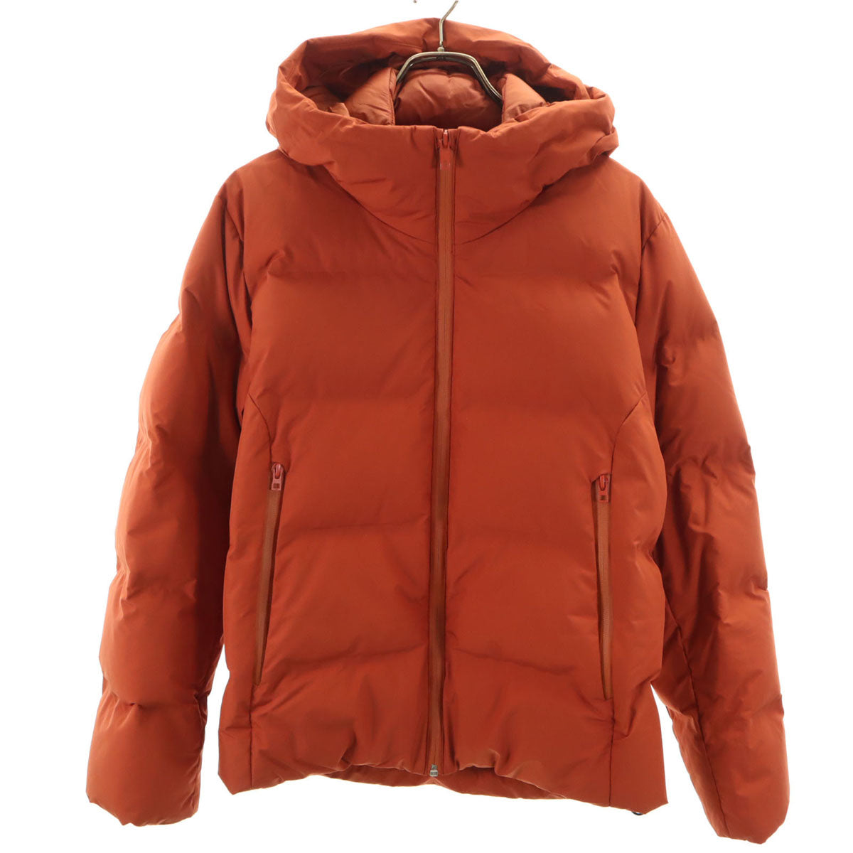 UNIQLO ユニクロ シームレス ダウンパーカー S レンガ色 メンズ
