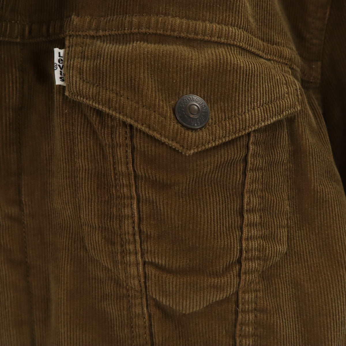 Levi's リーバイス コーデュロイジャケット L ブラウン系 裏ボア メンズ