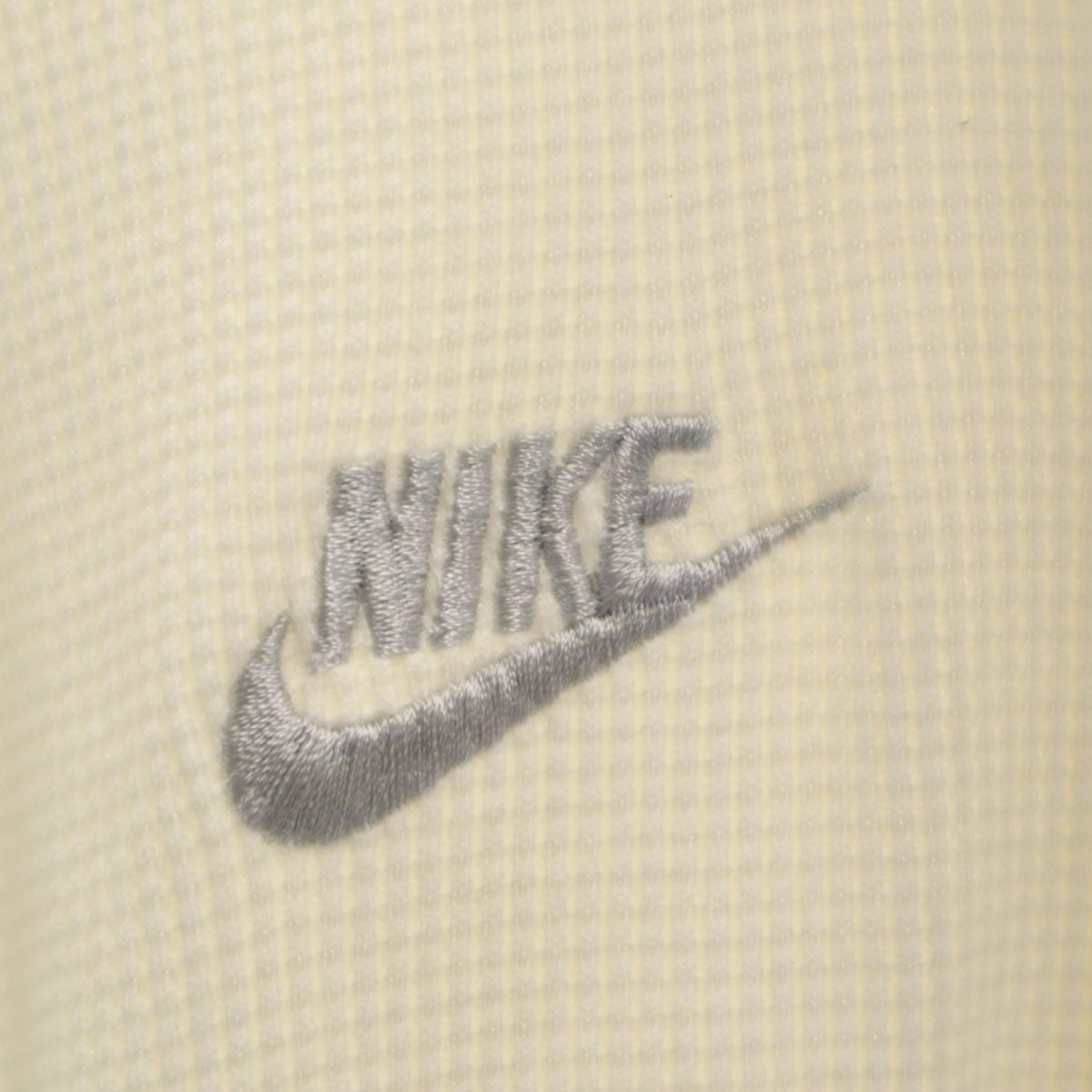 NIKE ナイキ 長袖 ワッフル地 ジップジャケット M 白系 メンズ