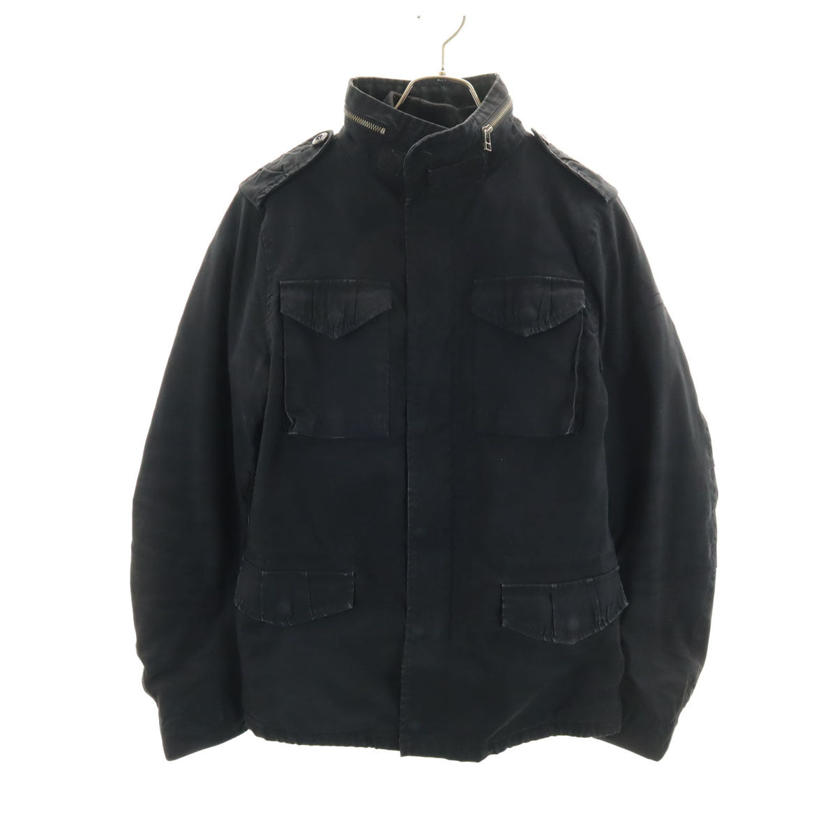 MEN'S BIGI メンズビギ 日本製 M-65タイプ フィールドジャケット 2 ブラック メンズビギ ミリタリー メンズ