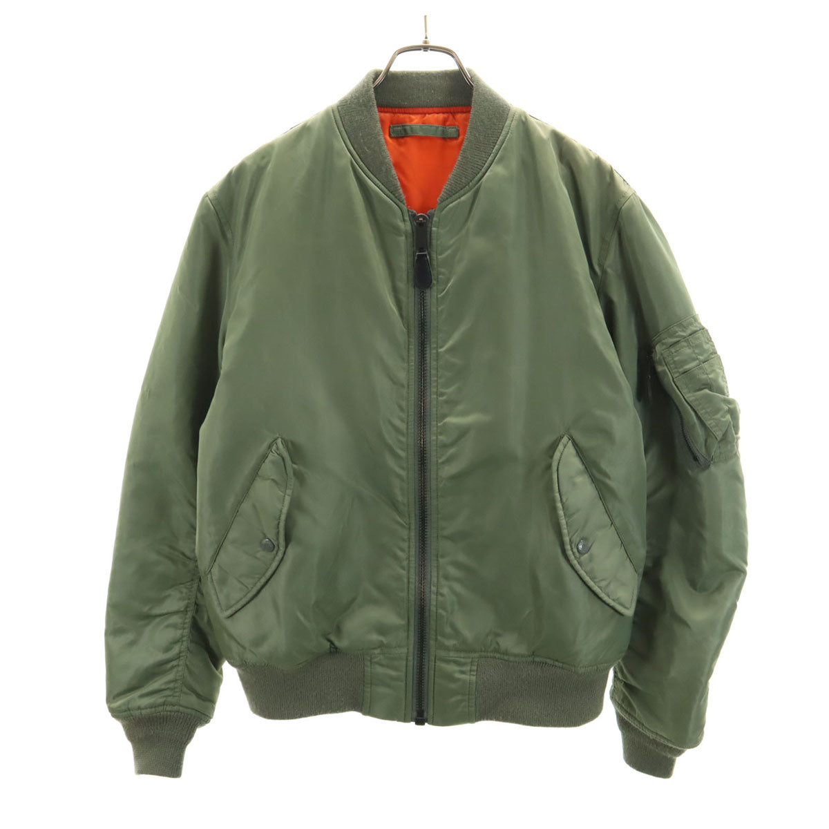 AVIREX アヴィレックス MA-1 フライトジャケット XL オリーブ系 ミリタリー メンズ