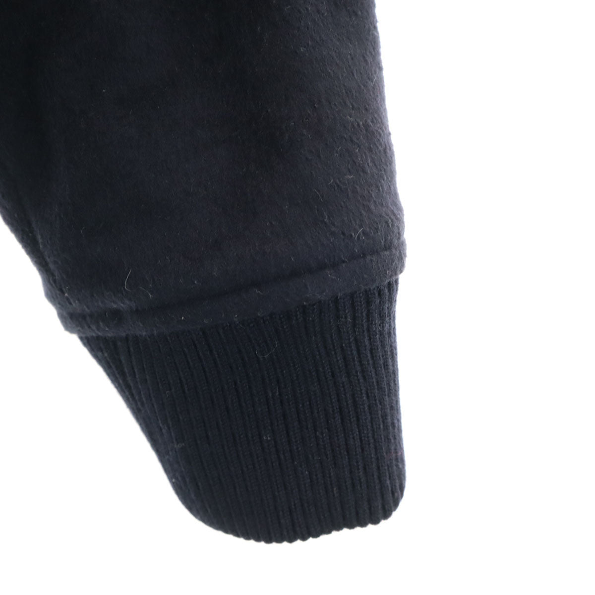 MESSAGERIE メッサジェリエ イタリア製 ハリスツイード生地 スタジャン 50 ネイビー Harris Tweed メンズ