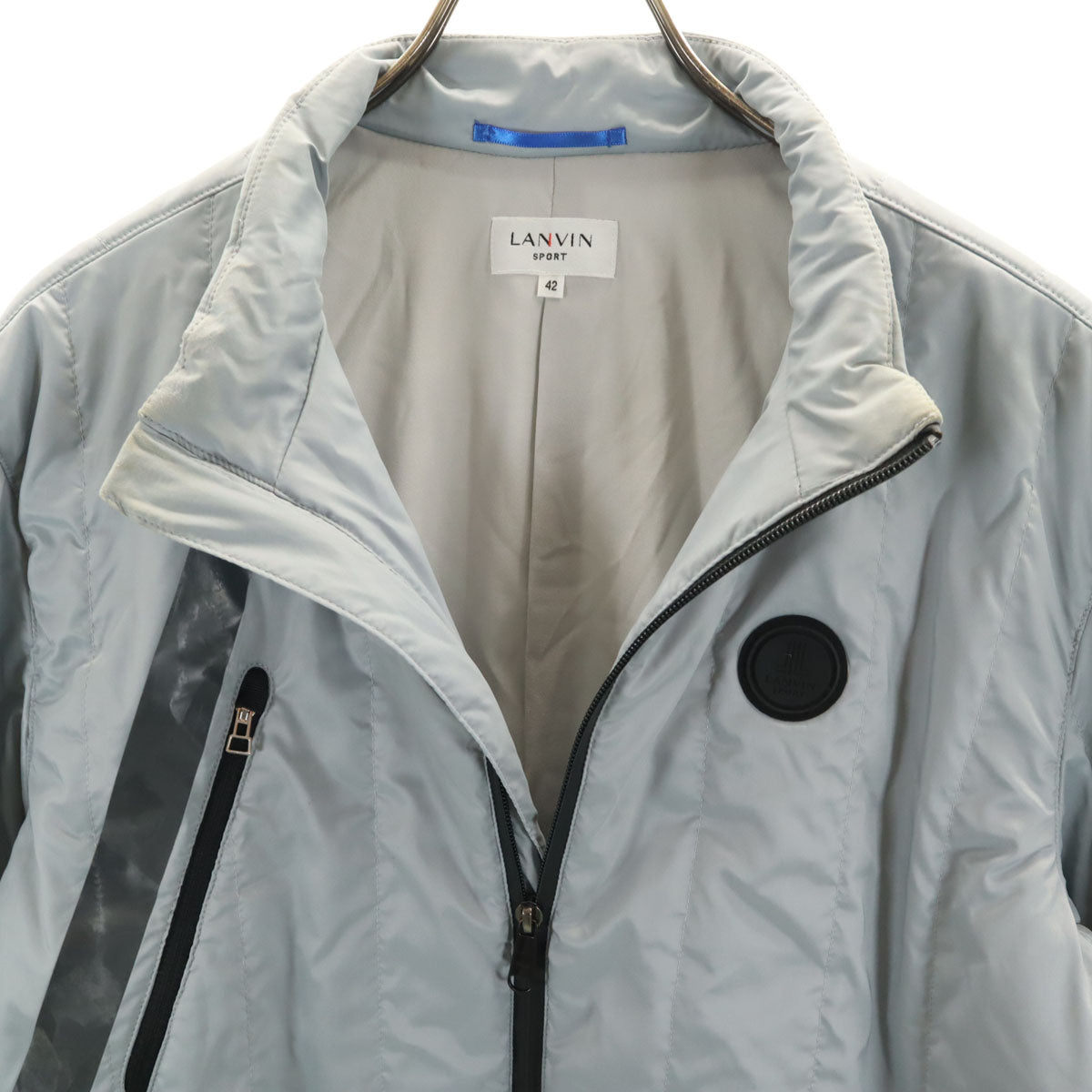 LANVIN SPORT ランバンスポール 中綿ジャケット 42 グレー メンズ