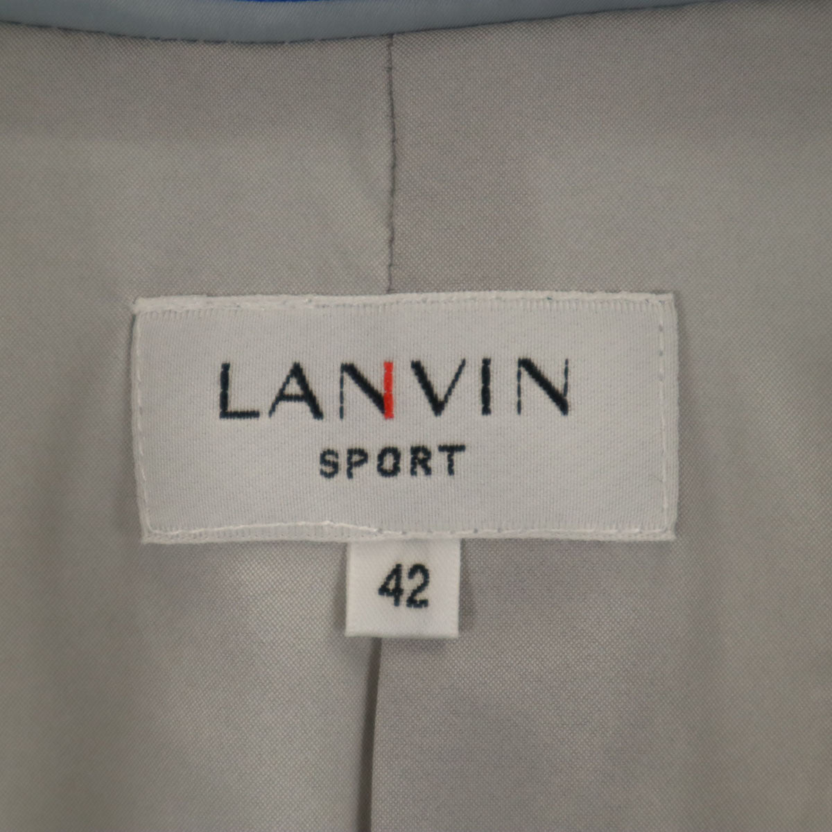LANVIN SPORT ランバンスポール 中綿ジャケット 42 グレー メンズ