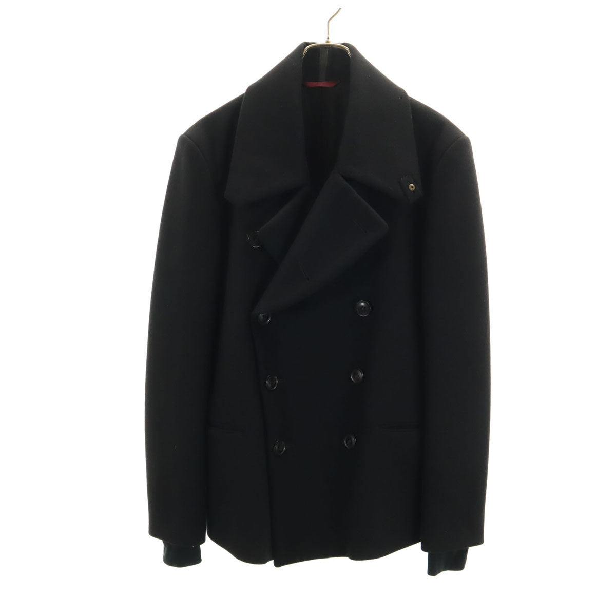 Paul Smith ポールスミス ライトメルトン ピーコート L ブラック Pコート メンズ