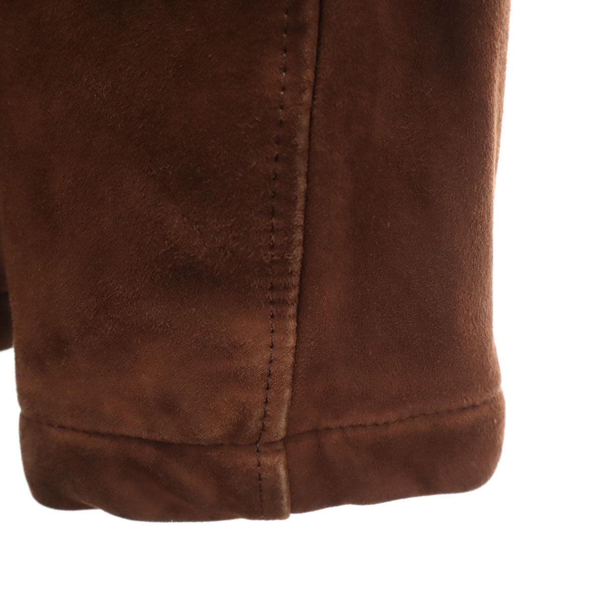 KENZO ケンゾー 90s オールド 豚革 スエード レザージャケット M ブラウン レディース