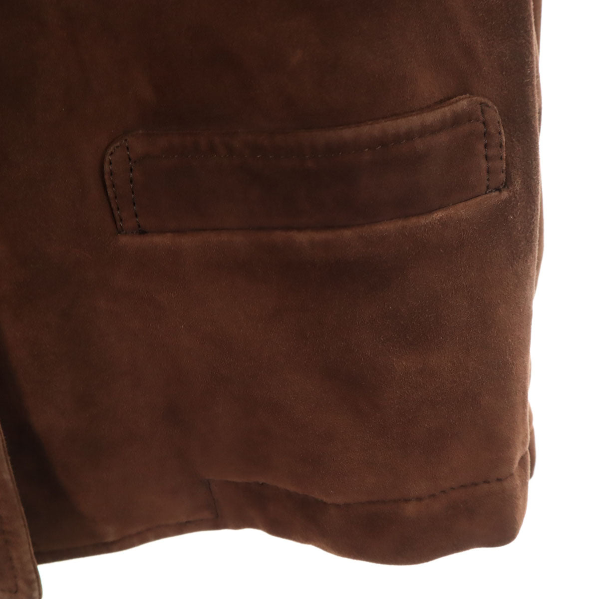 KENZO ケンゾー 90s オールド 豚革 スエード レザージャケット M ブラウン レディース