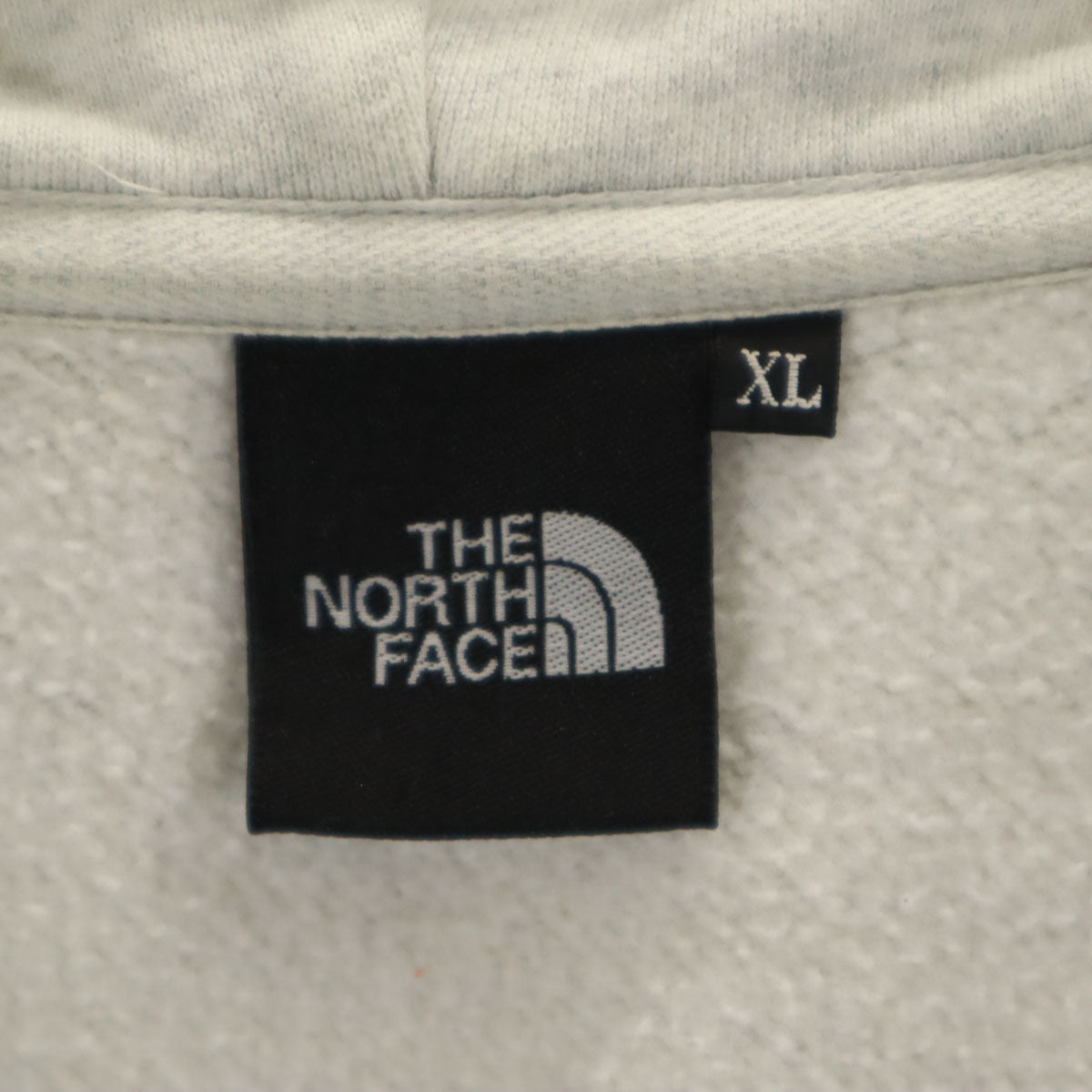 THE NORTH FACE ノースフェイス 長袖 スウェット ジップパーカー XL グレー NT12340 アウトドア 裏起毛 メンズ