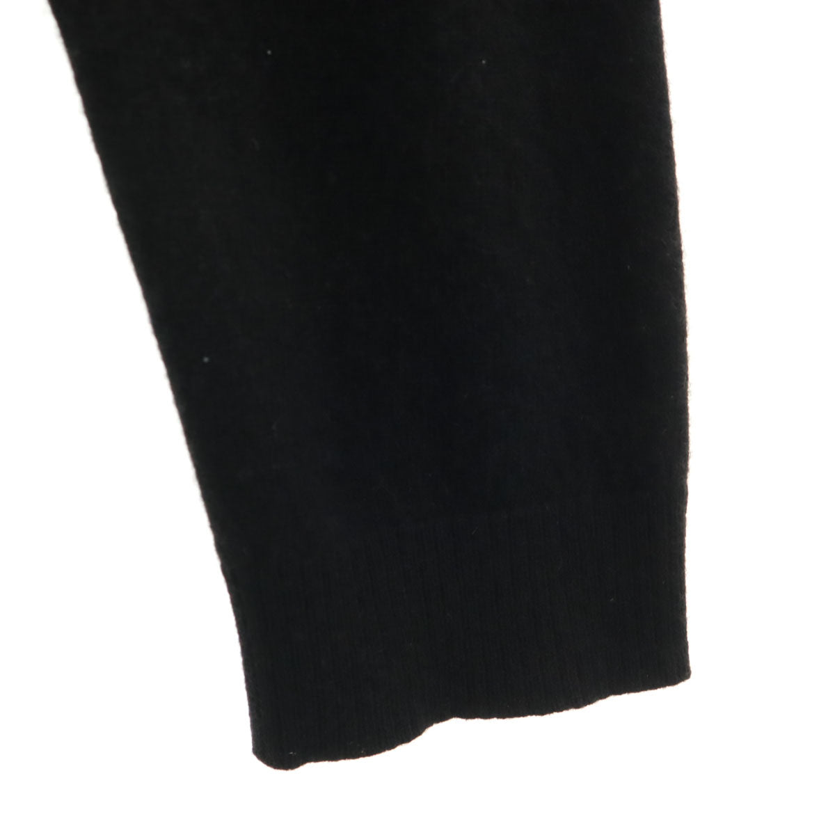 BURBERRY BLACK LABEL バーバリーブラックレーベル カシミヤブレンド 長袖 Vネック セーター 3 ブラック ニット 三陽商会 メンズ