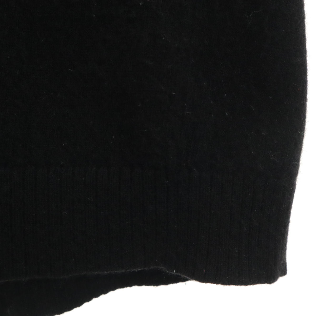 BURBERRY BLACK LABEL バーバリーブラックレーベル カシミヤブレンド 長袖 Vネック セーター 3 ブラック ニット 三陽商会 メンズ