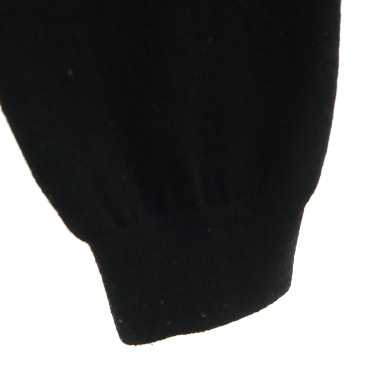 mila schon ミラショーン 日本製 カシミヤ100% 長袖 Vネック ニットカーディガン 48 ブラック メンズ