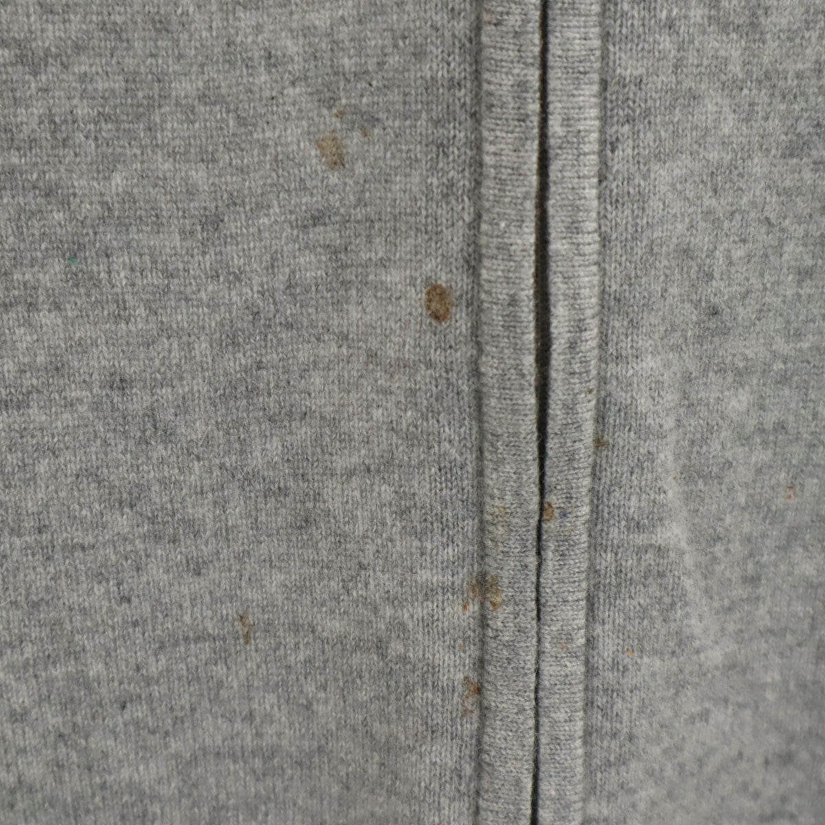 mila schon ミラショーン 日本製 カシミヤ100% 長袖 ニット ジップジャケット 46 グレー メンズ