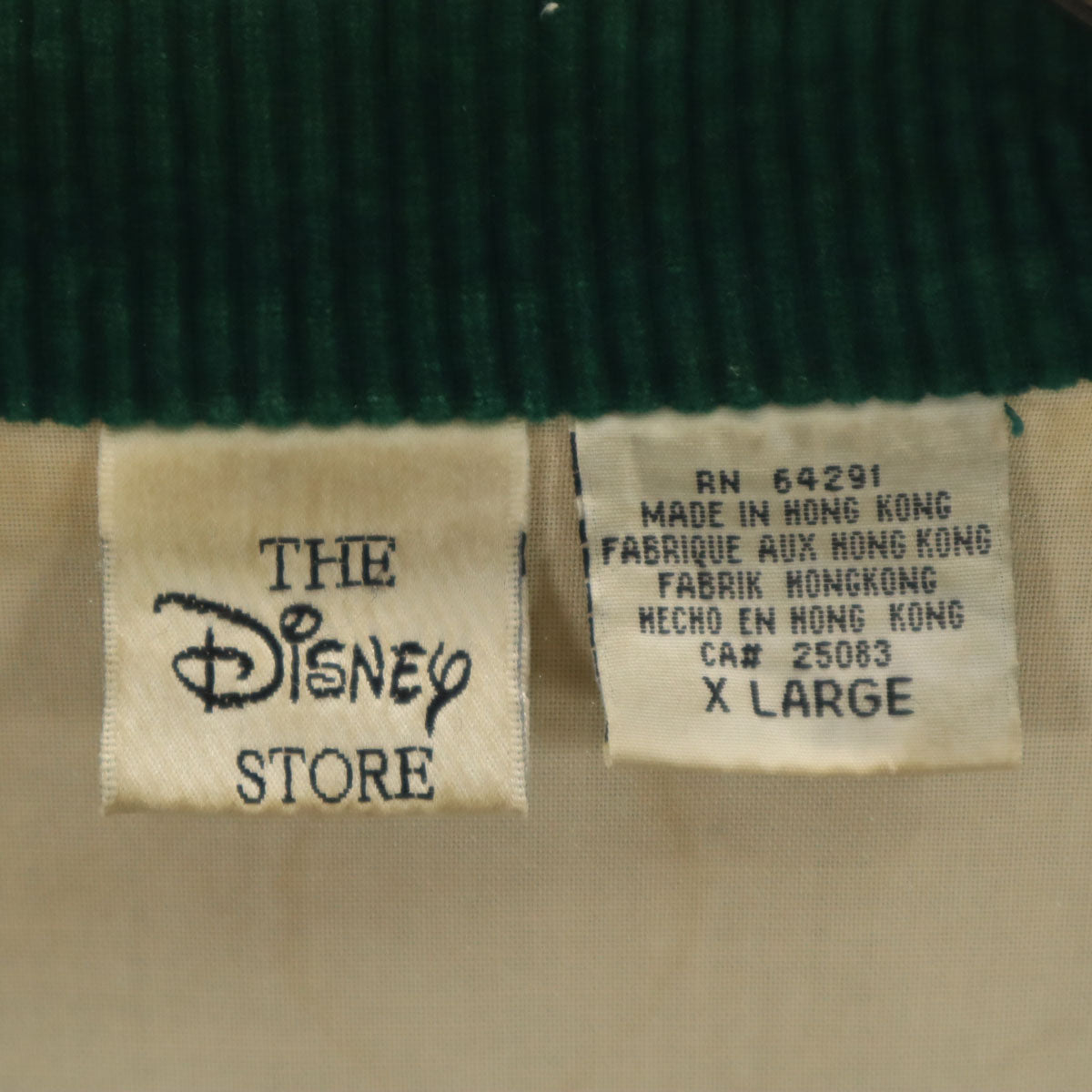 The Disney Store ディズニーストア 90s オールド コーデュロイジャケット XL グリーン プーさん レディース