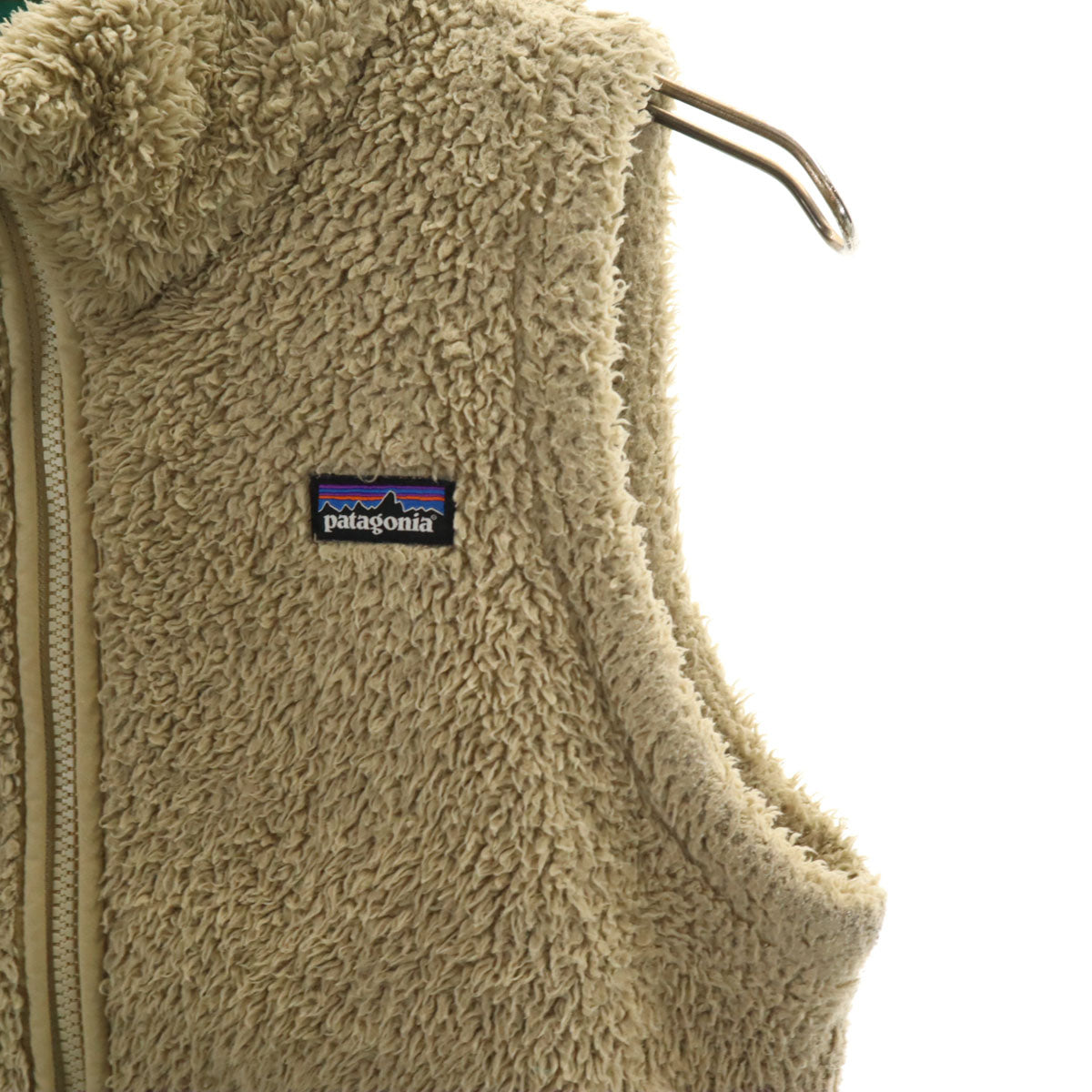 patagonia パタゴニア フリース ベスト XL ベージュ 65490 アウトドア キッズ