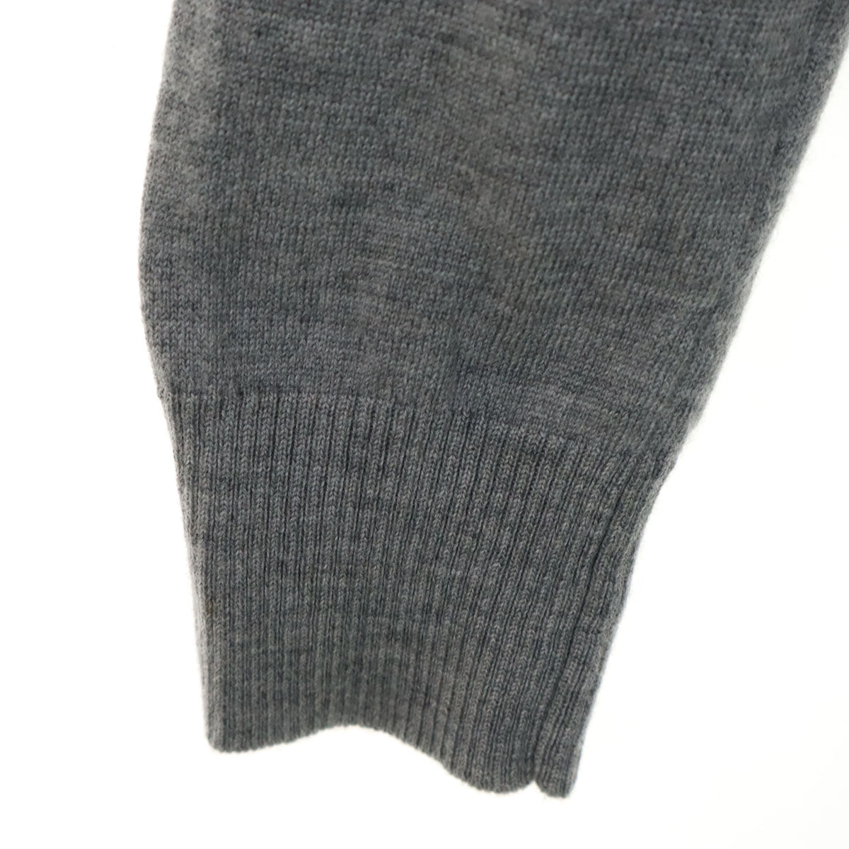 BURBERRY BLACK LABEL バーバリーブラックレーベル ダイヤ柄 ニットジャケット 2 グレー 三陽商会 レディース