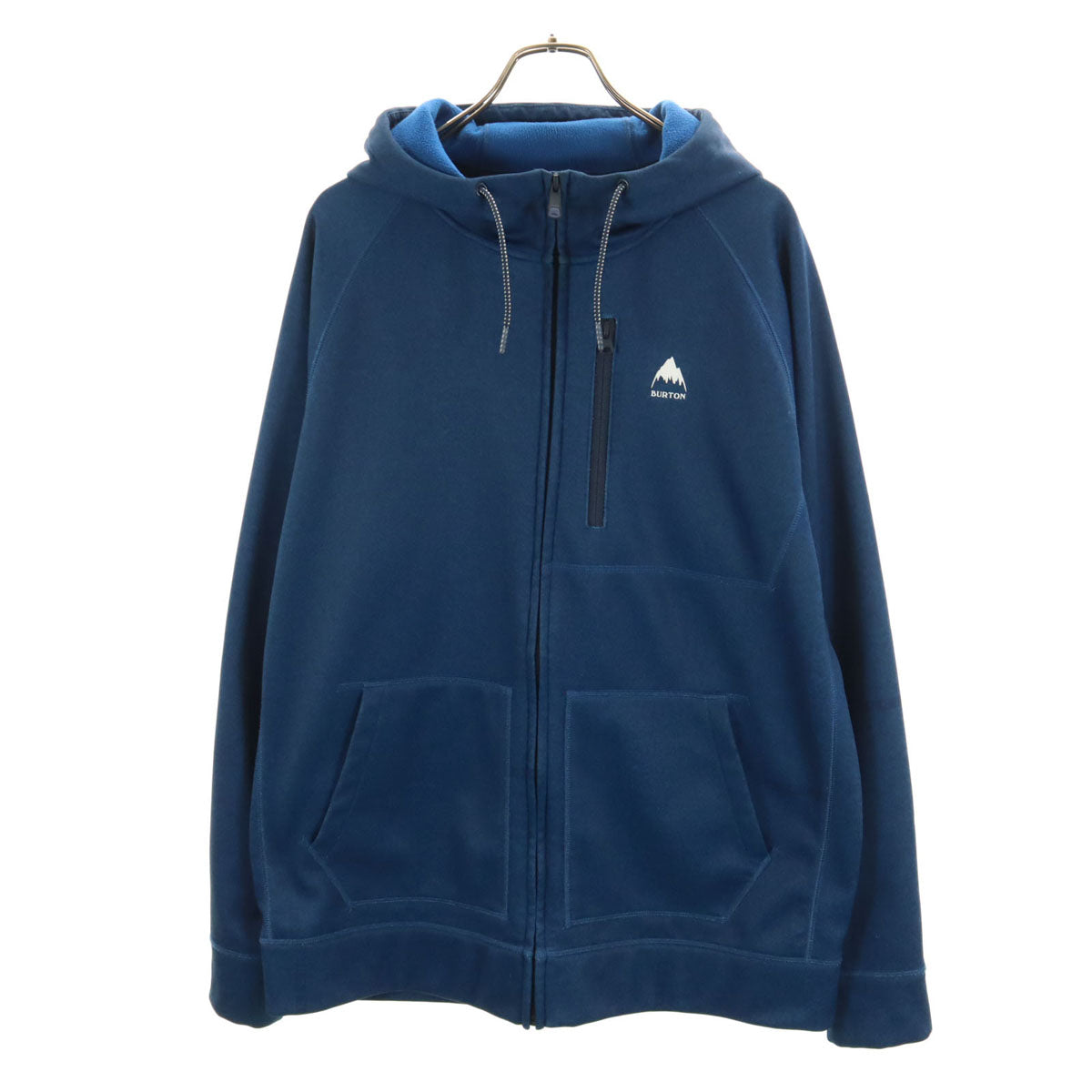 BURTON バートン 長袖 ジップパーカー XXL 青紺 ビッグサイズ メンズ