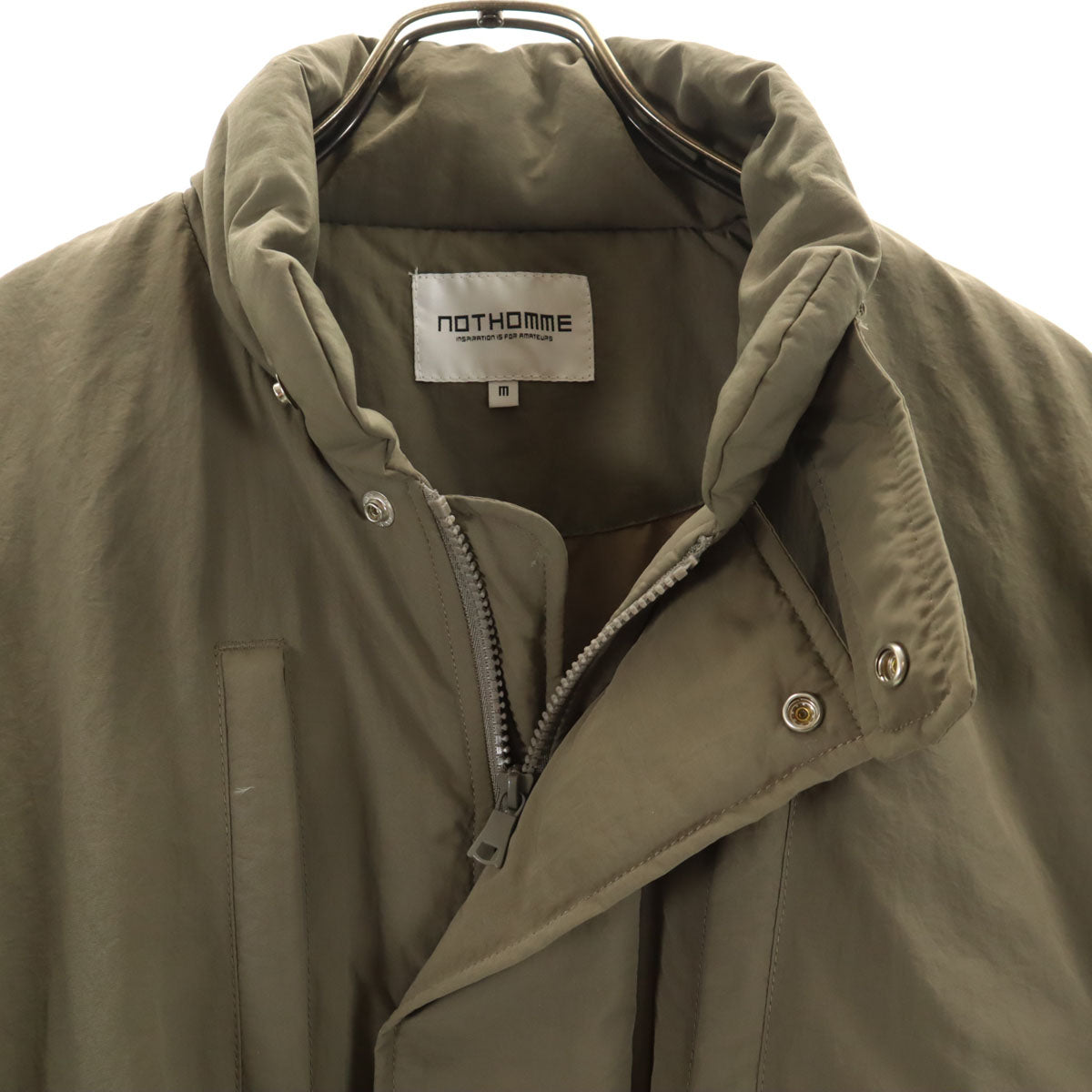 NOTHOMME ノットオム 中綿ジャケット M オリーブ系 メンズ