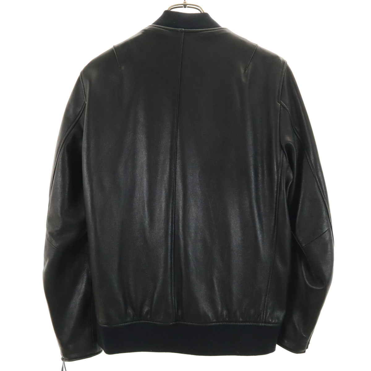 nano universe ナノユニバース 羊革 レザージャケット S ブラック メンズ
