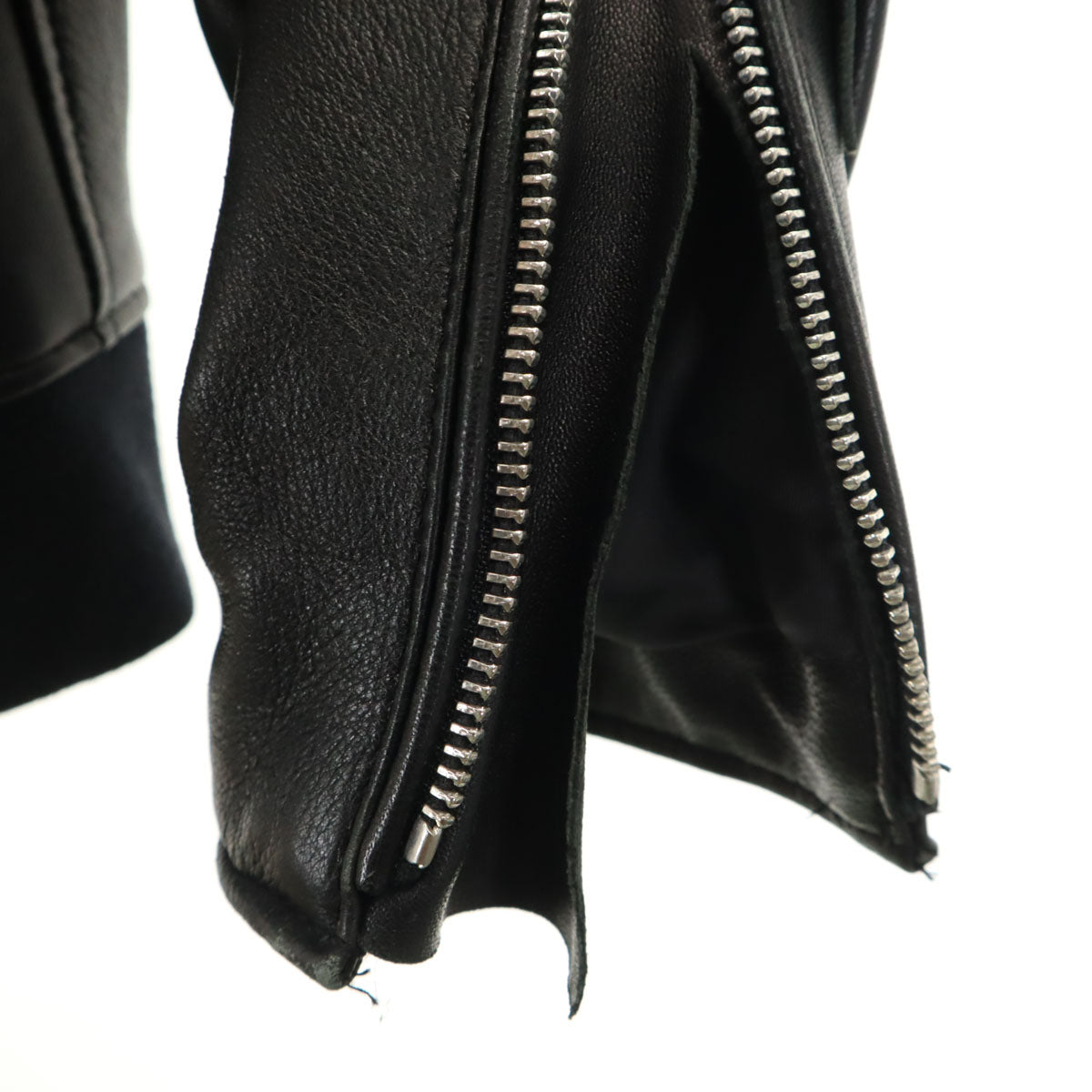 nano universe ナノユニバース 羊革 レザージャケット S ブラック メンズ