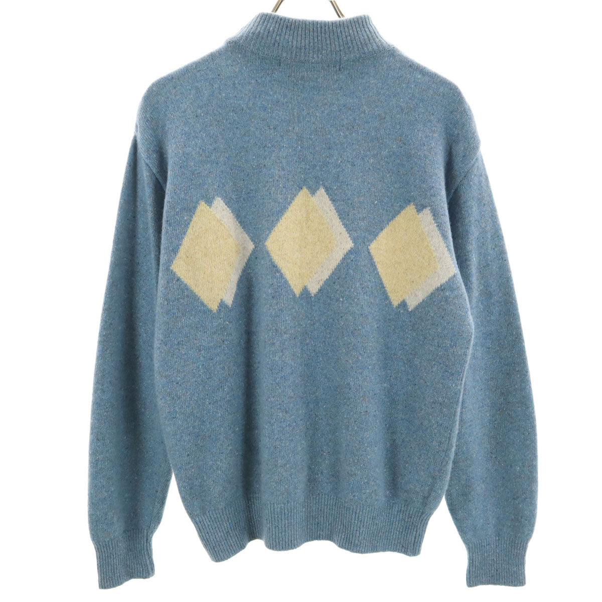 Christian Dior MONSIEUR SPORTS クリスチャンディオール ムッシュ スポーツ 90s オールド 長袖 モックネック セーター M ブルー ニット メンズ