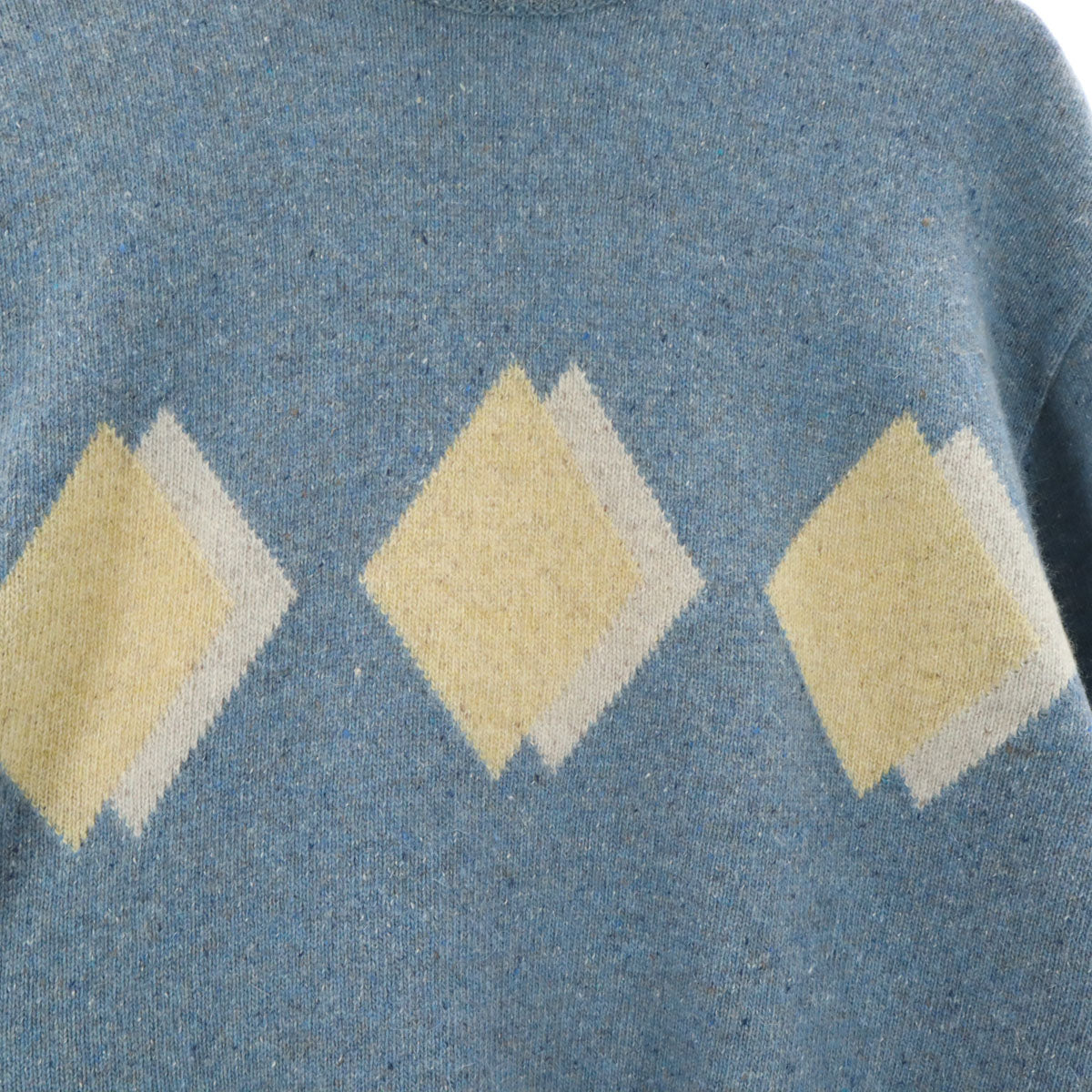 Christian Dior MONSIEUR SPORTS クリスチャンディオール ムッシュ スポーツ 90s オールド 長袖 モックネック セーター M ブルー ニット メンズ