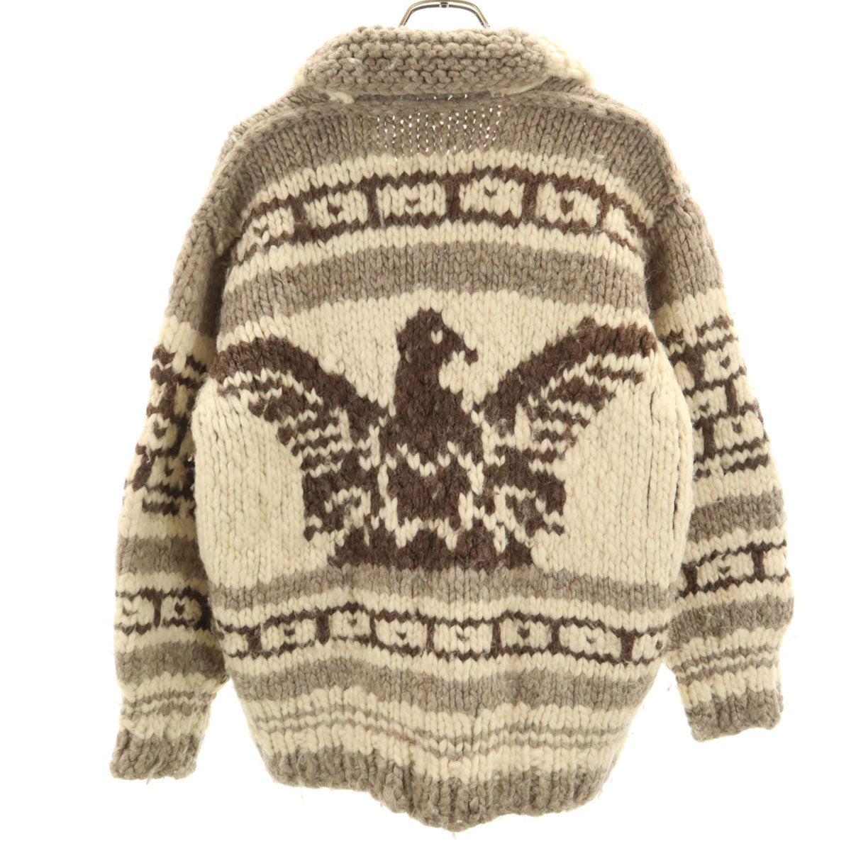 COWICHAN INDIAN カウチンインディアン カウチンジャケット グレー系 サンダーバード メンズ