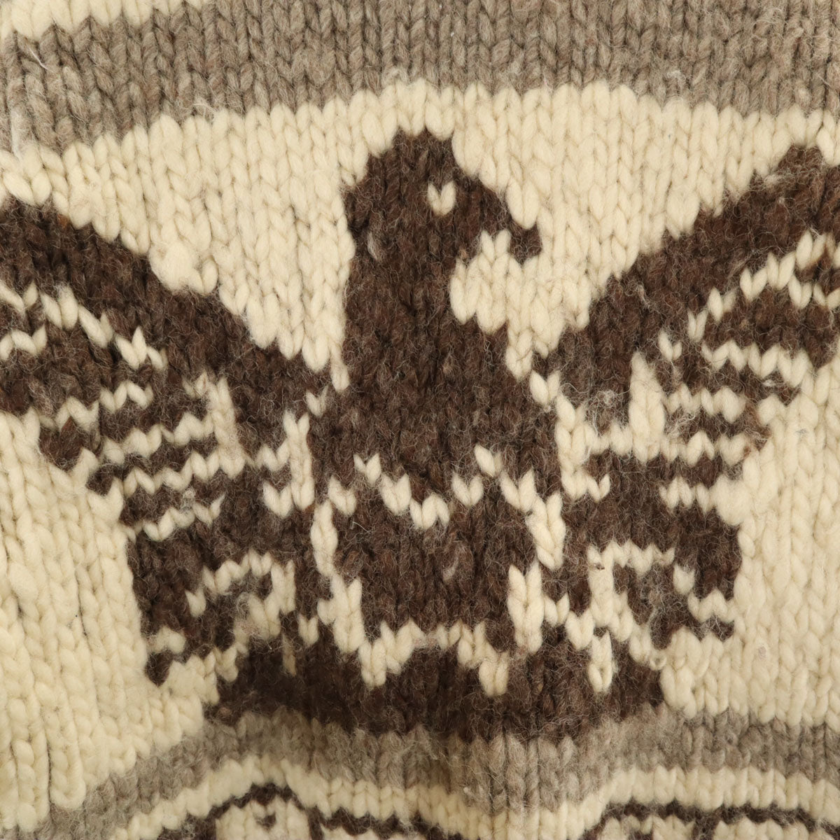 COWICHAN INDIAN カウチンインディアン カウチンジャケット グレー系 サンダーバード メンズ