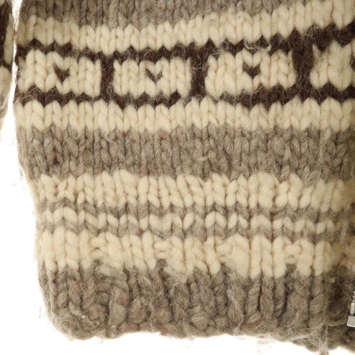 COWICHAN INDIAN カウチンインディアン カウチンジャケット グレー系 サンダーバード メンズ