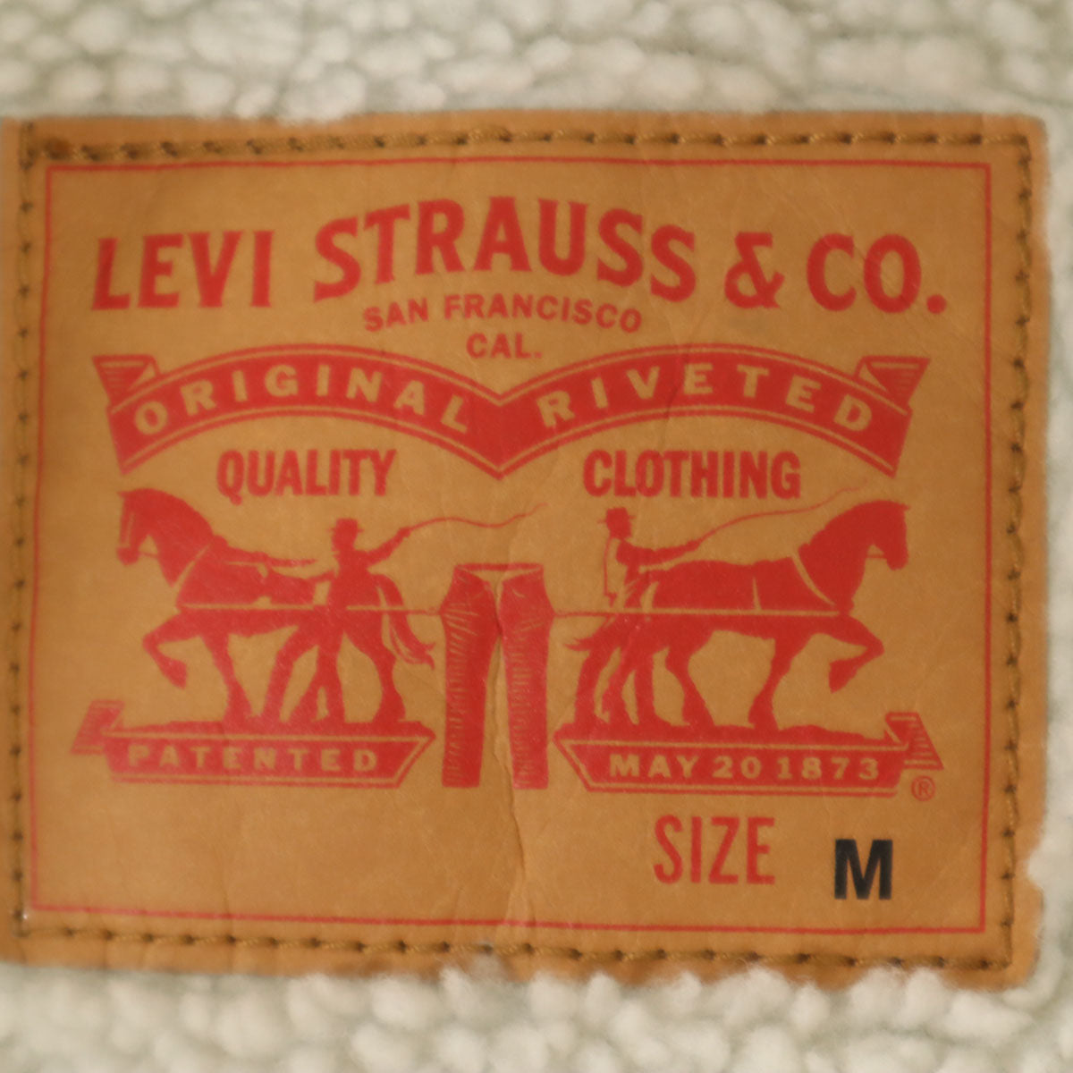 Levi's リーバイス ボア デニムジャケット M インディゴ ジージャン メンズ