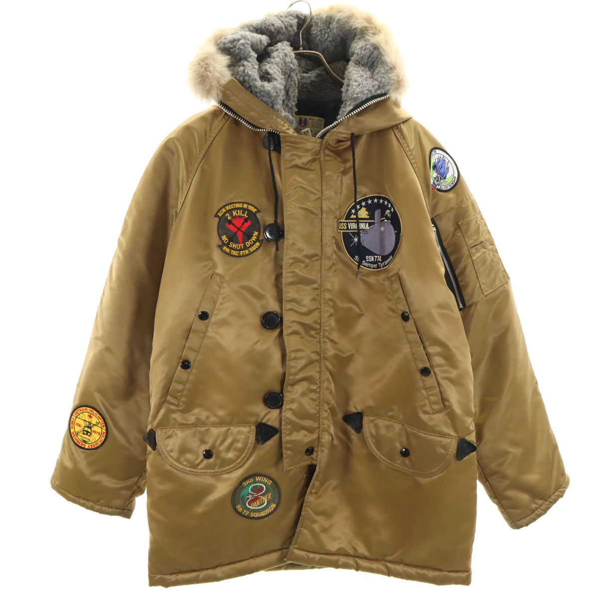 CORINTH コリンズ USA製 N-3B フライトジャケット M キャメル メンズ