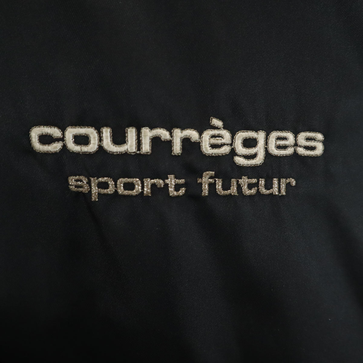 Courr_ges sport futur クレージュ スポーツフューチャー 日本製 中綿コート UM ブラック レディース