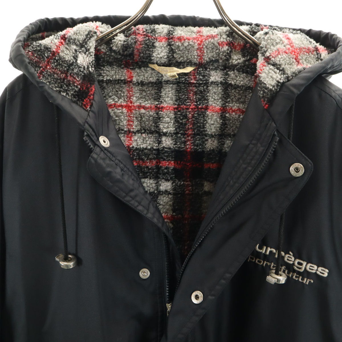 Courr_ges sport futur クレージュ スポーツフューチャー 日本製 中綿コート UM ブラック レディース