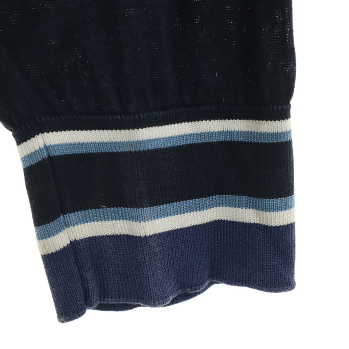 DOLCE&GABBANA ドルチェアンドガッバーナ イタリア製 長袖 ニット 58 ネイビー ビッグサイズ メンズ