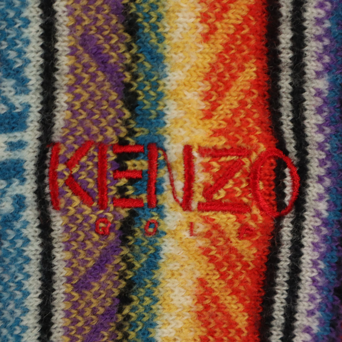 KENZO GOLF ケンゾーゴルフ 90s オールド 総柄 長袖 セーター 3 マルチ ニット メンズ