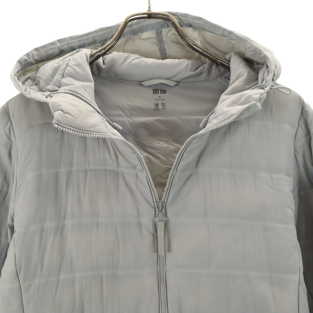 UNIQLO ユニクロ シームレス ウルトラライトダウンジャケット XL グレー レディース