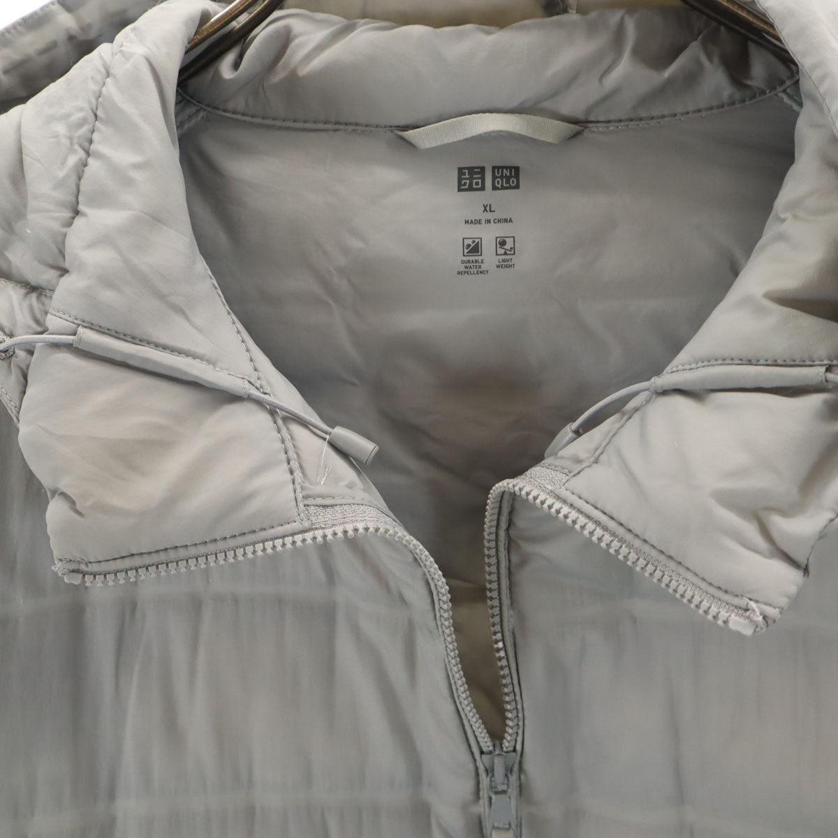 UNIQLO ユニクロ シームレス ウルトラライトダウンジャケット XL グレー レディース