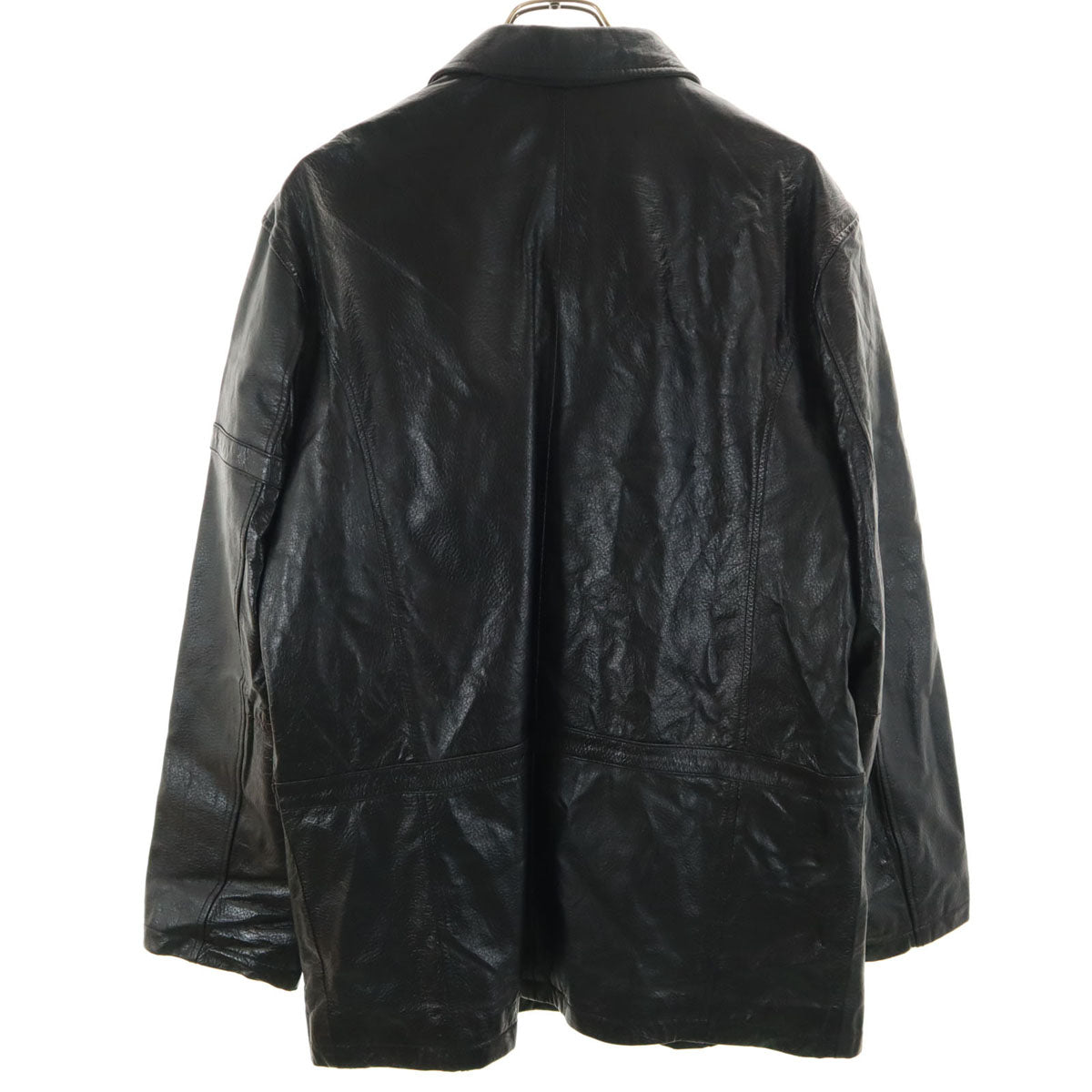 羊革 レザージャケット M ブラック メンズ