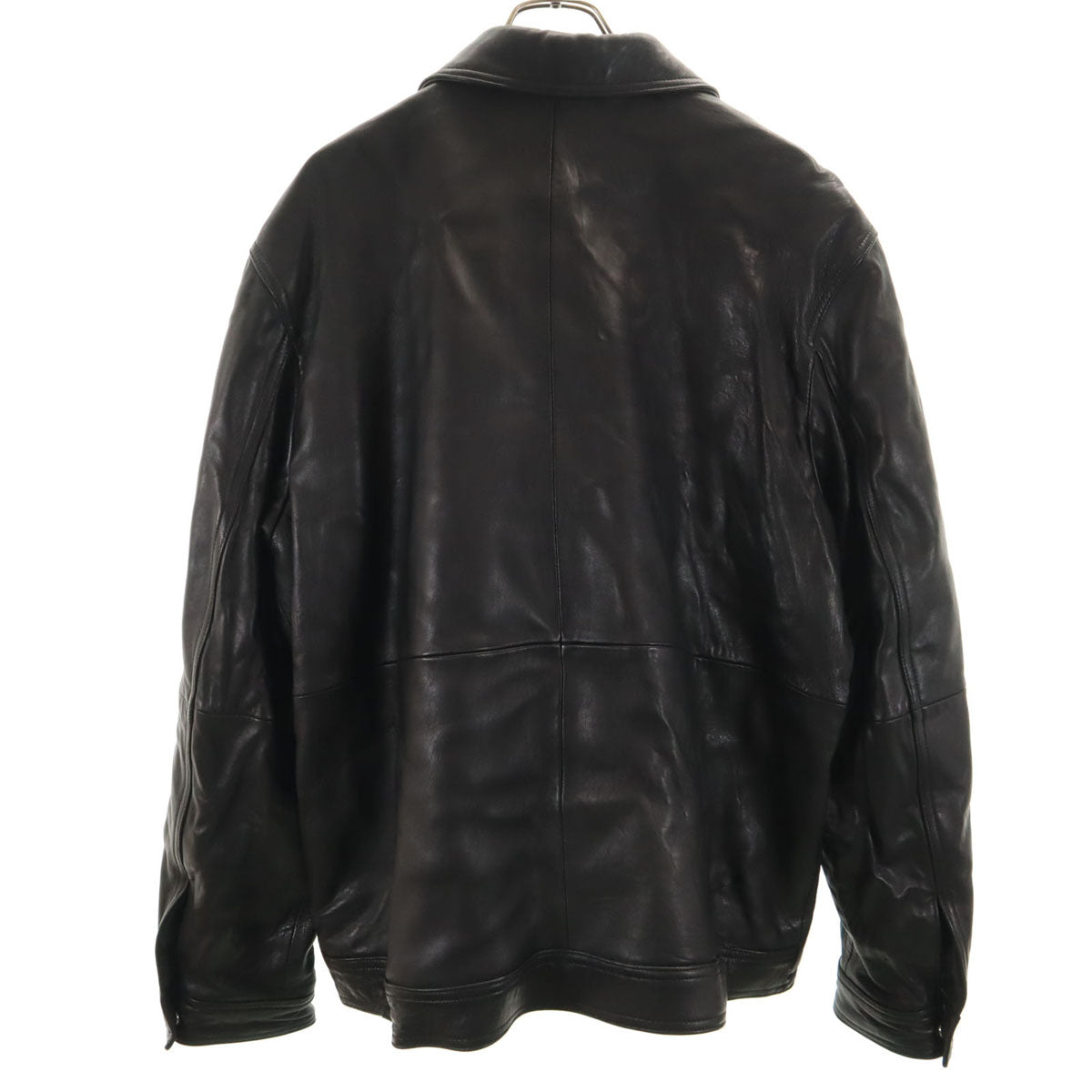 Calvin klein カルバンクライン 本革 レザージャケット XL ブラック メンズ