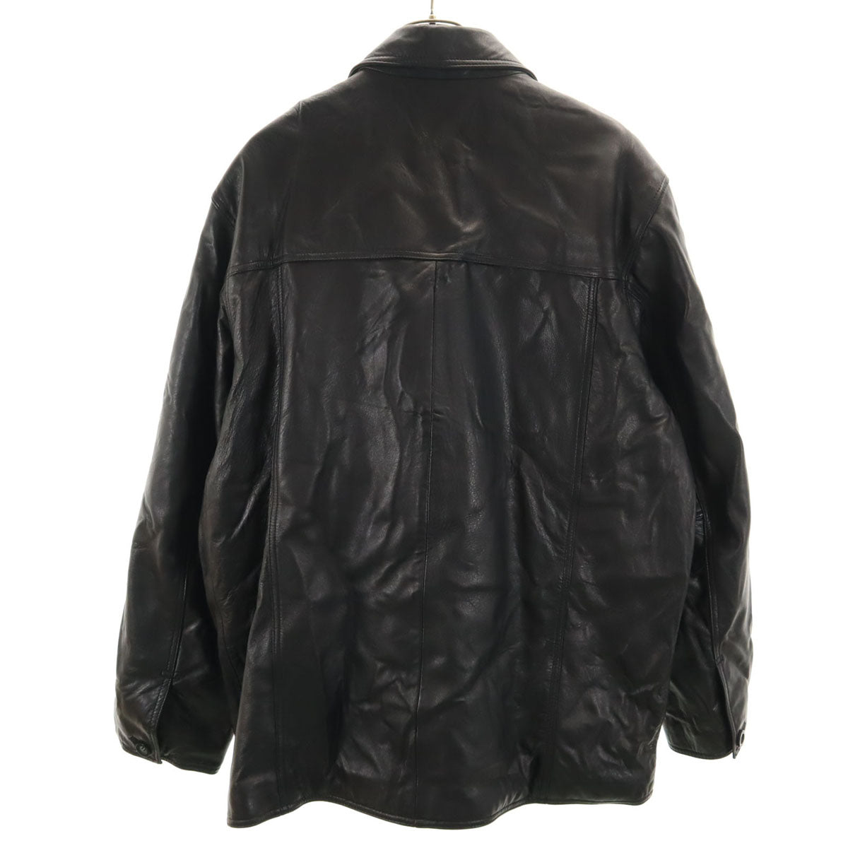 Guess ゲス レザージャケット L ブラック メンズ