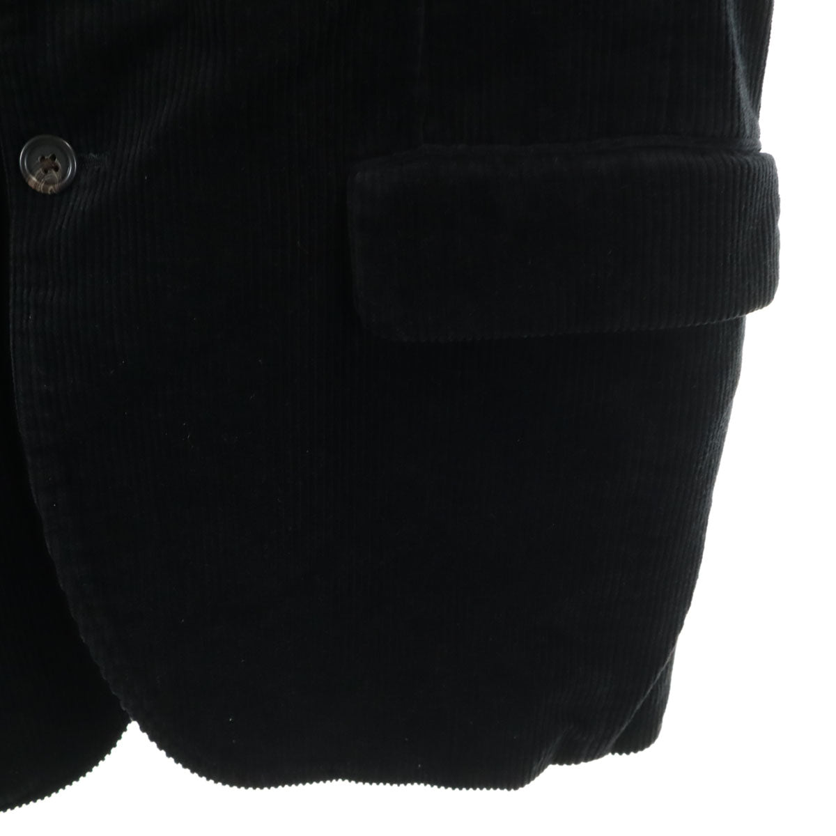 Polo by Ralph Lauren ポロバイラルフローレン 日本製 コーデュロイ テーラードジャケット M ブラック メンズ