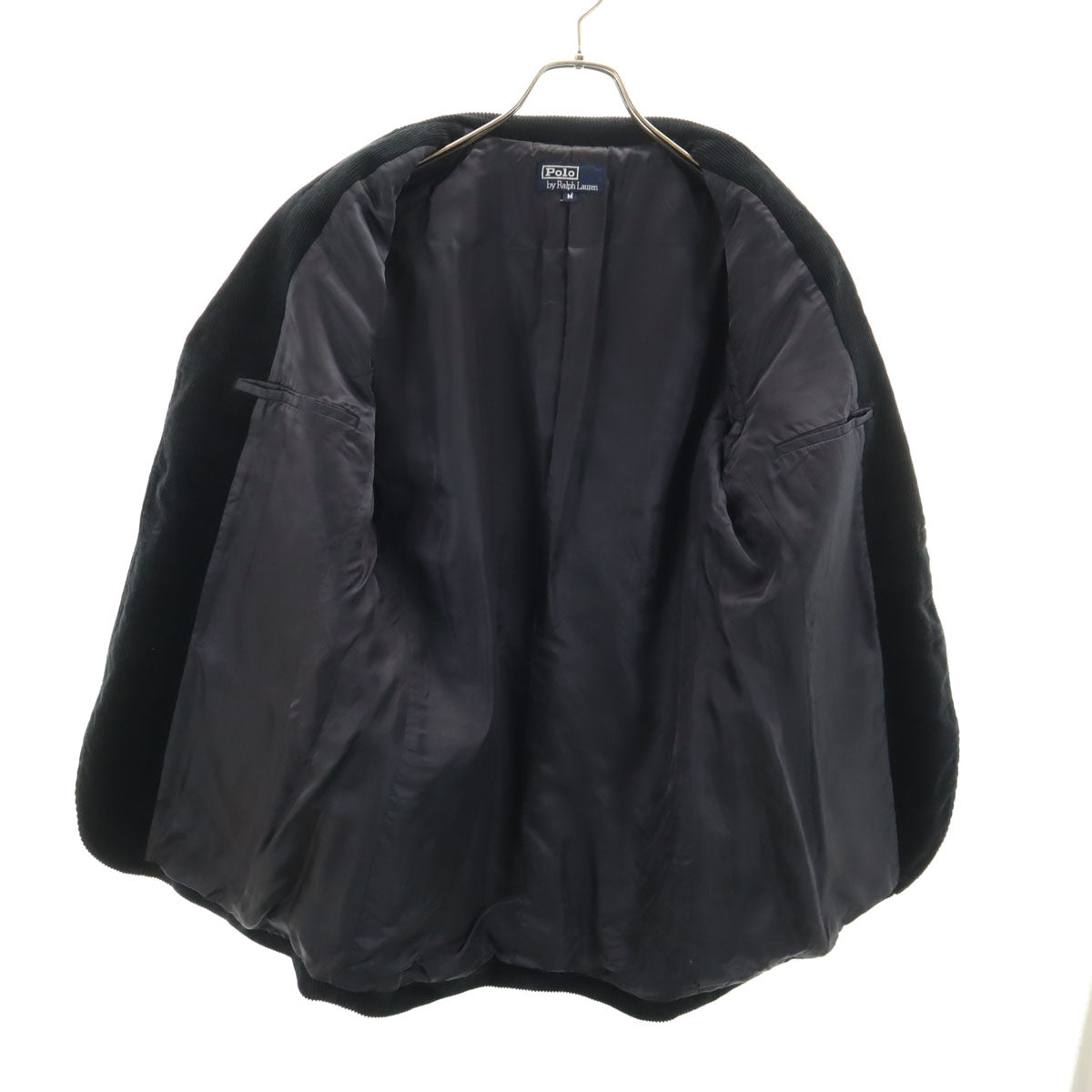 Polo by Ralph Lauren ポロバイラルフローレン 日本製 コーデュロイ テーラードジャケット M ブラック メンズ