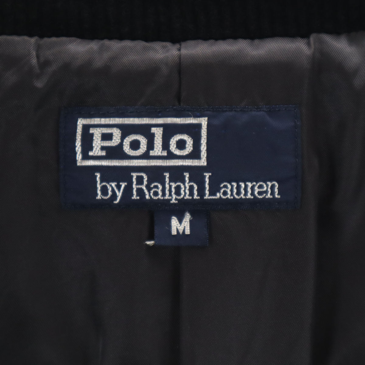 Polo by Ralph Lauren ポロバイラルフローレン 日本製 コーデュロイ テーラードジャケット M ブラック メンズ