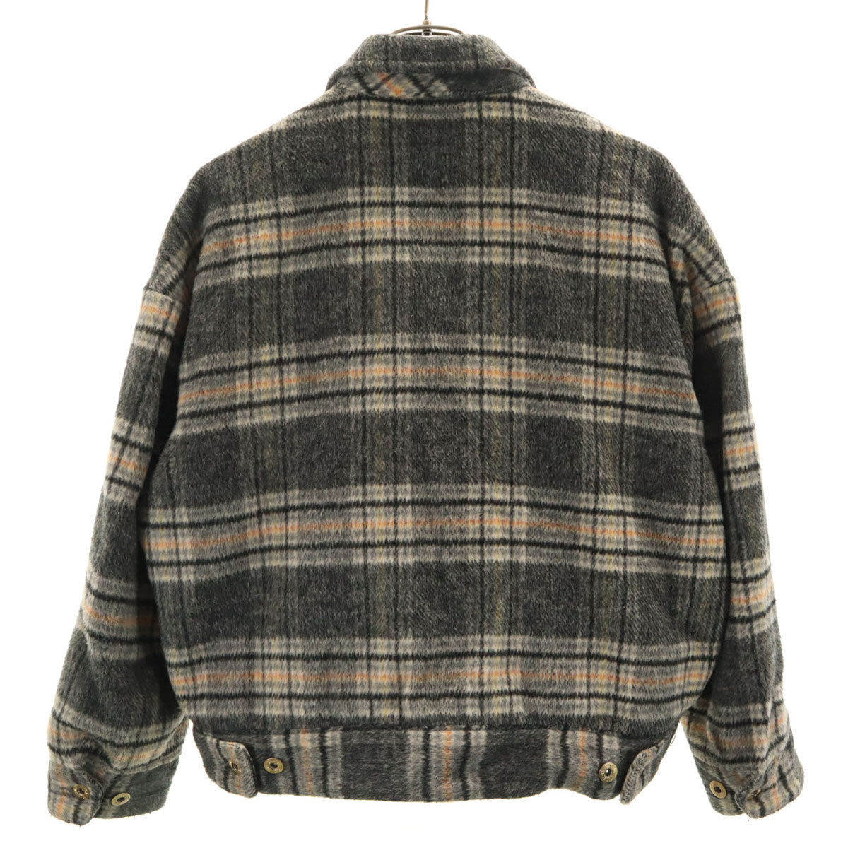 UNIVERSAL OVERALL ユニバーサルオーバーオール チェック柄 COP ジャケット S グレー レディース