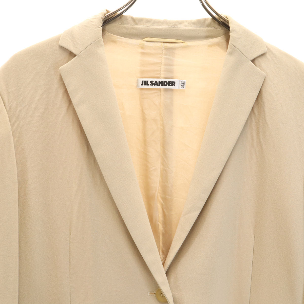 JIL SANDER ジルサンダー スカートスーツ 上下 セットアップ 38 ベージュ レディース