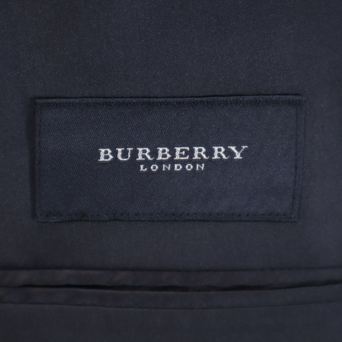 BURBERRY LONDON バーバリーロンドン 日本製 ヘリンボーン スーツ 上下 セットアップ A5 ブラック 三陽商会 メンズ