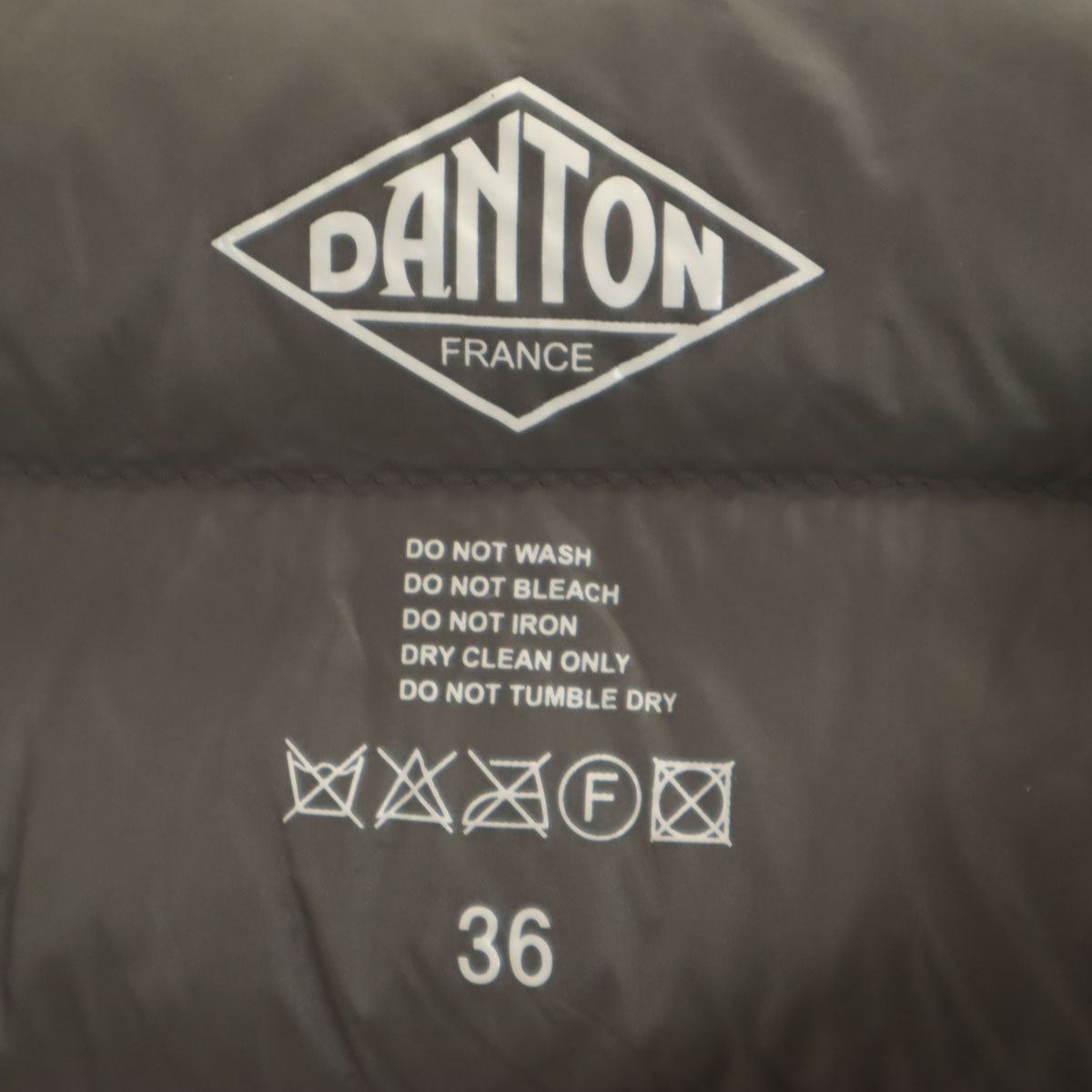 Danton ダントン インナー ダウンジャケット 36 ネイビー レディース