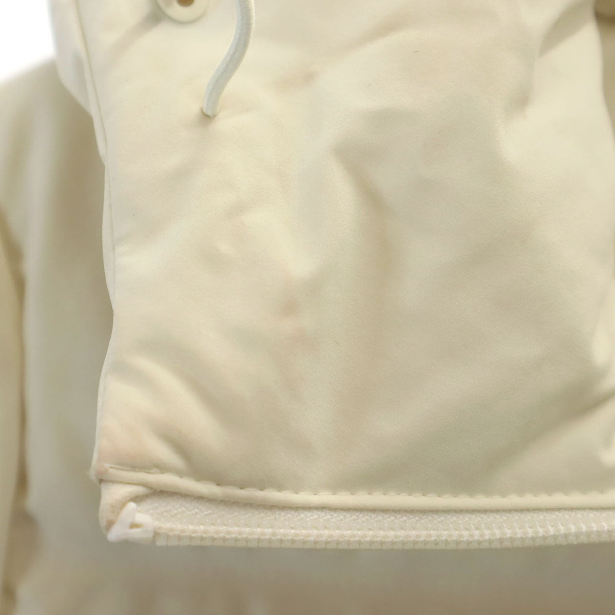 UNIQLO ユニクロ シームレス ダウンジャケット S アイボリー レディース