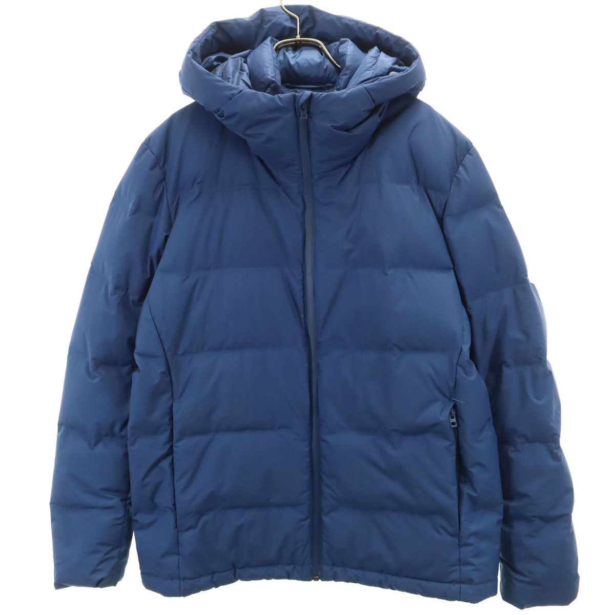 UNIQLO ユニクロ シームレス ダウンジャケット L ネイビー系 メンズ