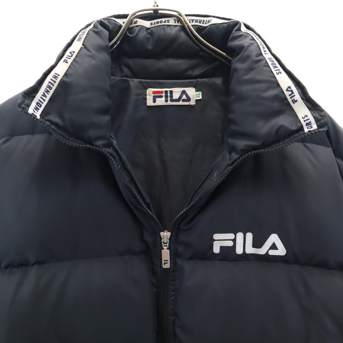 FILA フィラ ダウンジャケット XL ブラック メンズ